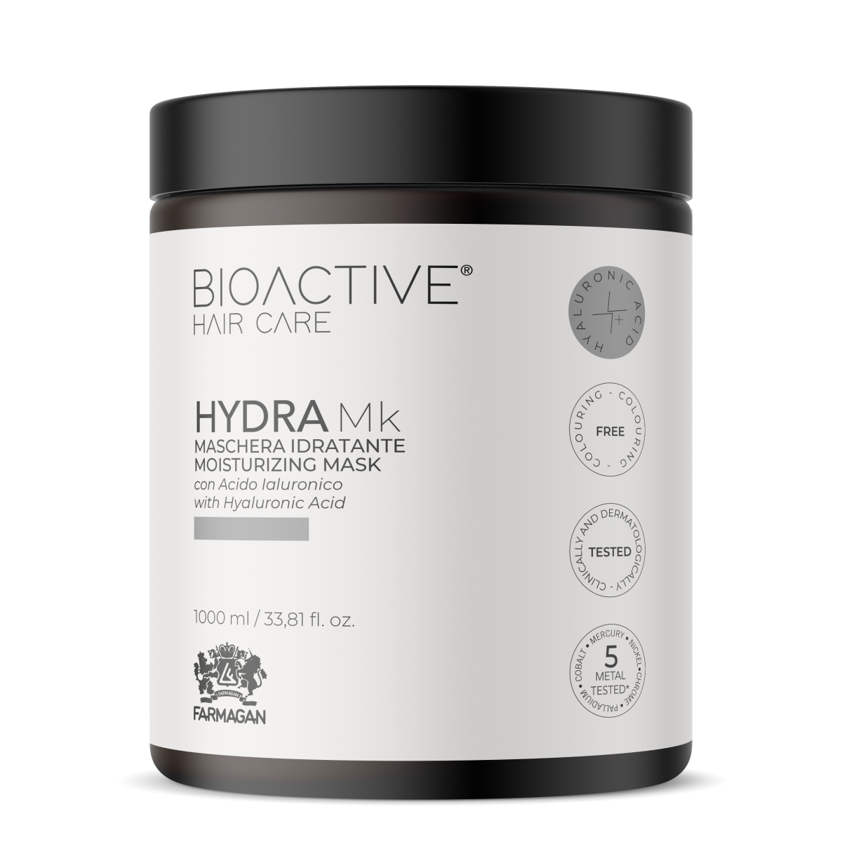 Maska nawilżająca Farmagan Bioactive Hair Care HYDRA - obrazek 2