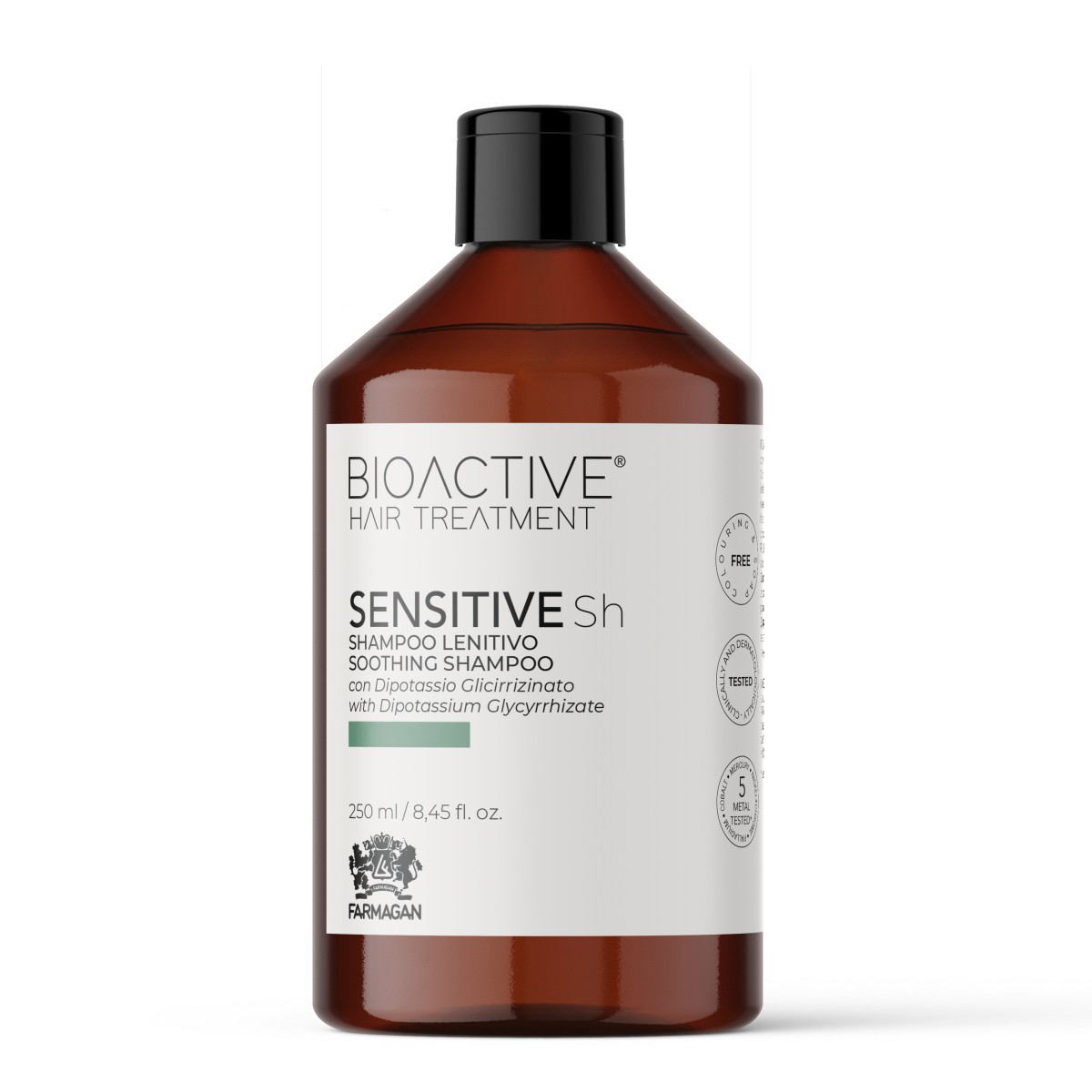 Łagodzący Szampon do Wrażliwej Skóry Głowy FARMAGAN BIOACTIVE HAIR TREATMENT SENSITIVE - obrazek 1