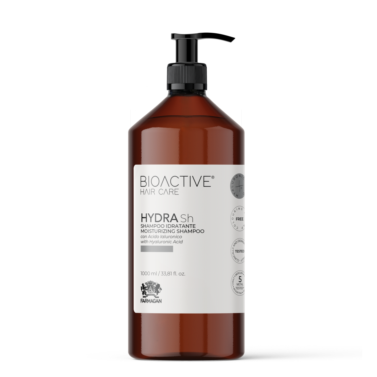 Nawilżający szampon Farmagan Bioactive Hair Care HYDRA - obrazek 2