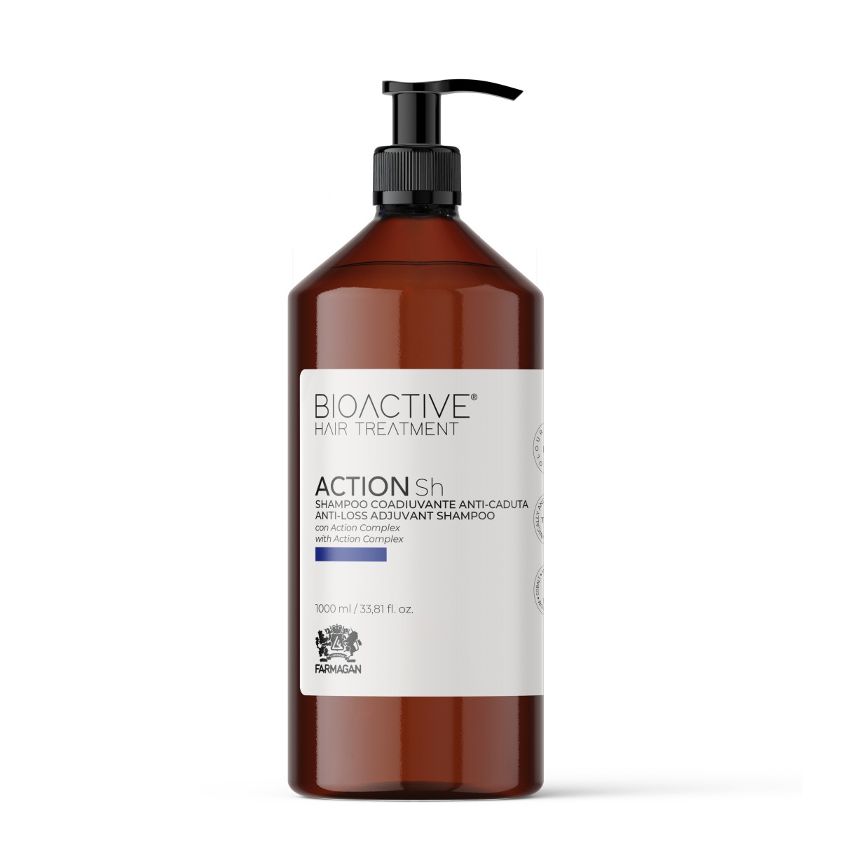 Wzmacniający Szampon Przeciw Wypadaniu Włosów FARMAGAN BIOACTIVE HAIR TREATMENT ACTION - obrazek 2