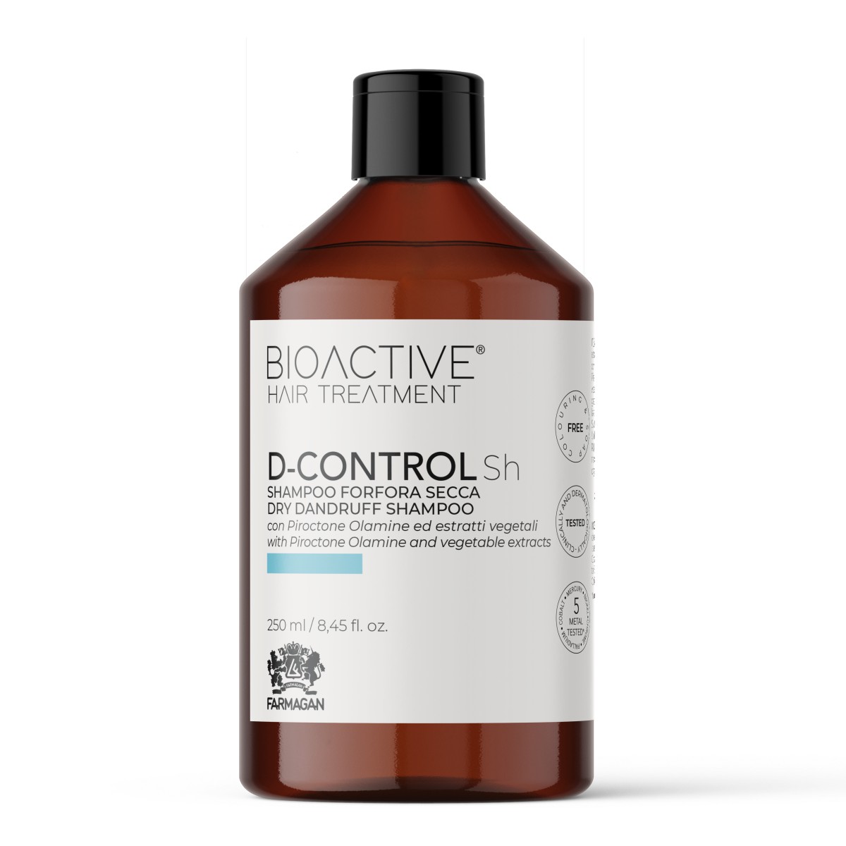 Szampon Do Suchego Łupieżu FARMAGAN BIOACTIVE HAIR TREATMENT D-CONTROL - obrazek 1