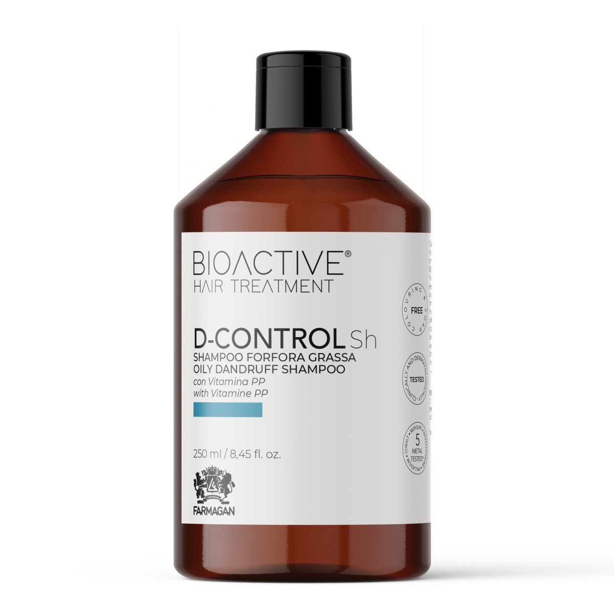 Szampon Do Tłustego Łupieżu FARMAGAN BIOACTIVE HAIR TREATMENT D-CONTROL - obrazek 1