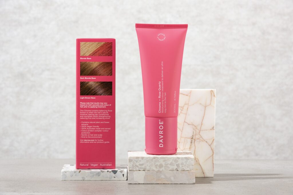 Kuracja Koloryzująca Do Włosów DAVROE Chroma Rose Quartz 200ml